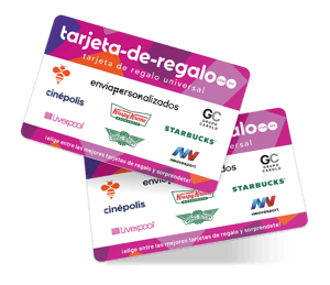 Tarjeta de regalo universal